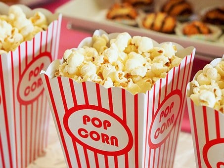 En god biograftur inkluderer popcorn