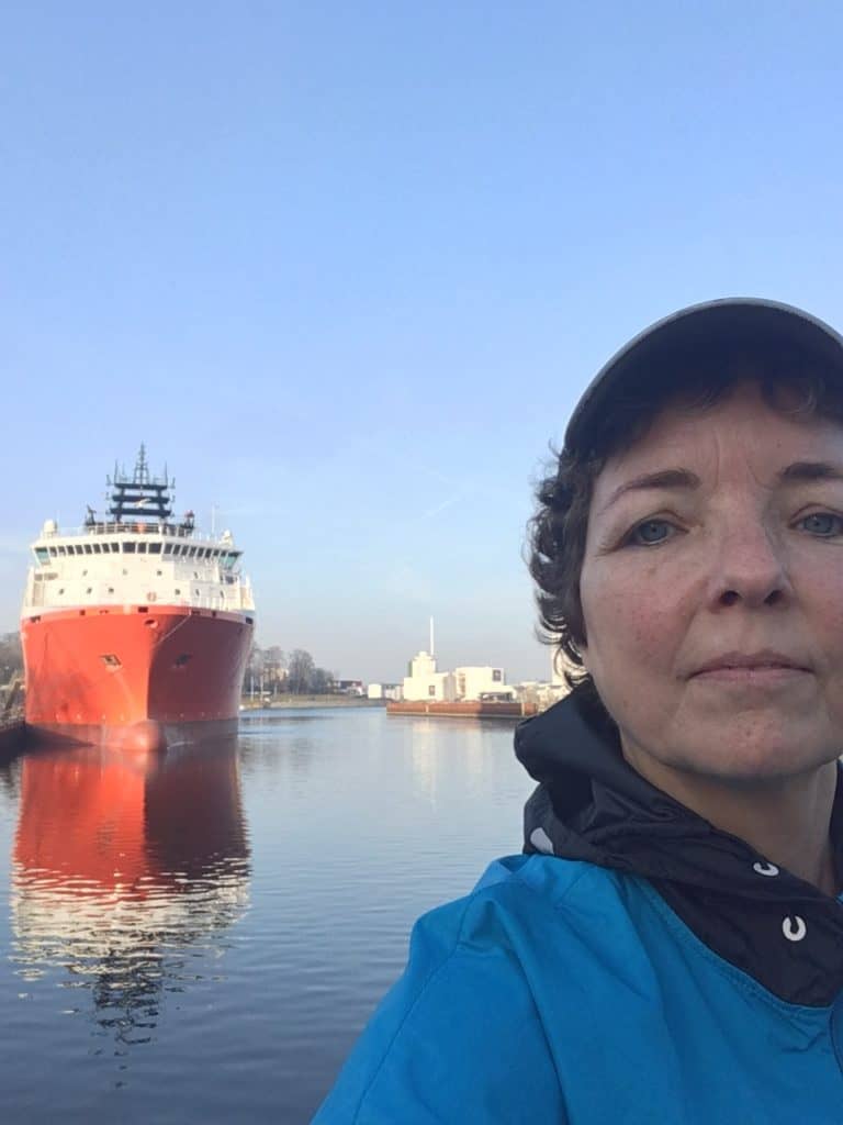 Løbe selfie