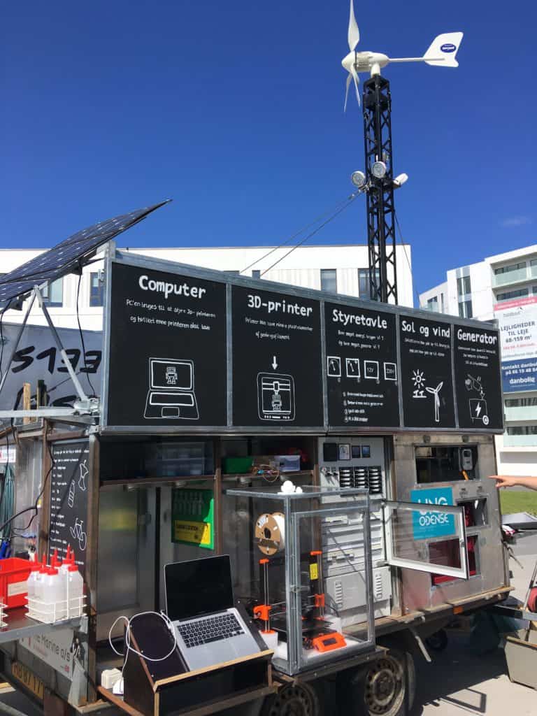 Plastic Lab on Wheels var på besøg på Odense havn til havnekulturfestivalen i maj