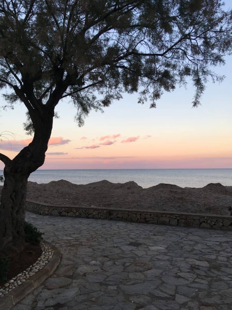 Afslapning på Mallorca og smuk udsigt fra promenaden