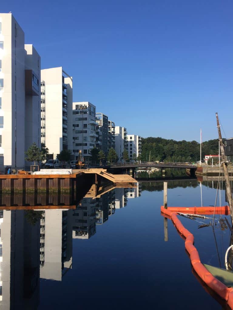 Promenadebyen set fra havnekajen
