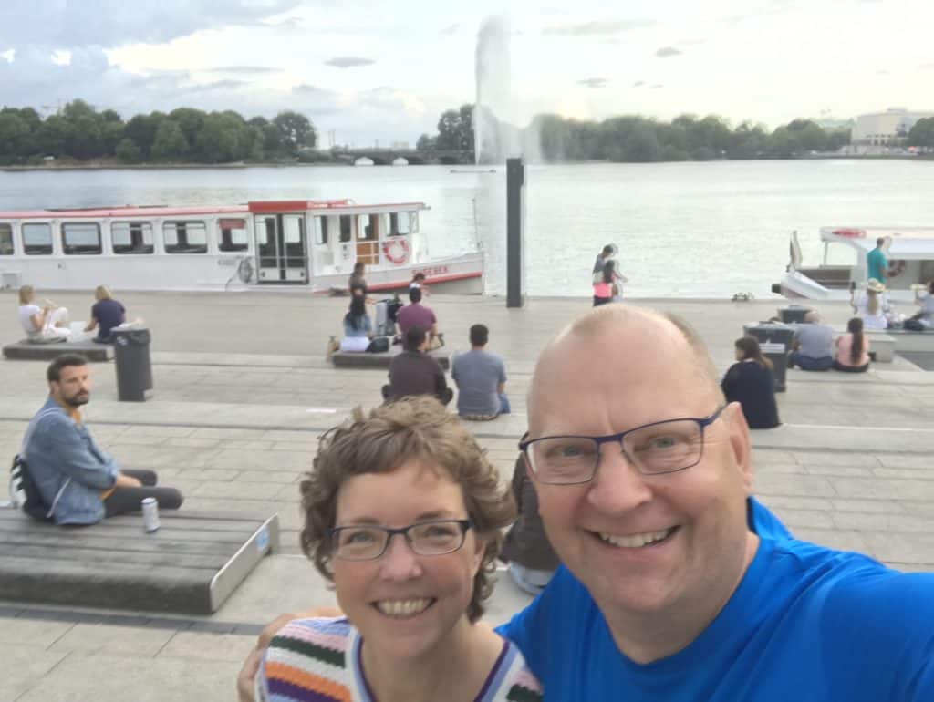 Vi holder nytår i Hamburg og mon ikke vi skal en tur forbin Binnenalster og se fyrværkeri
