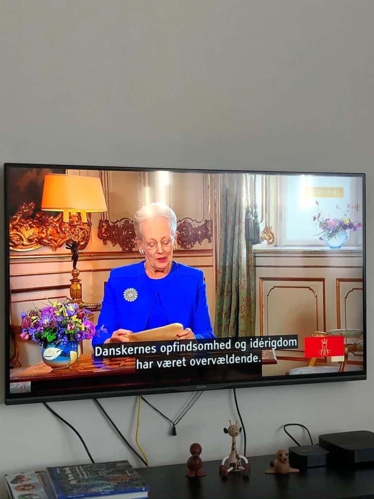 Dronningen holder tv tale til nationen på sin fødselsdag