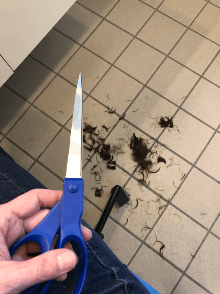 Goddag hvad skulle det være - et stk hjemmeklipning tak