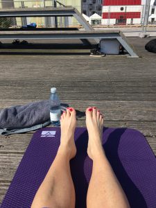 Drop in yoga på havnepladsen