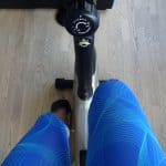 På motionscyklen