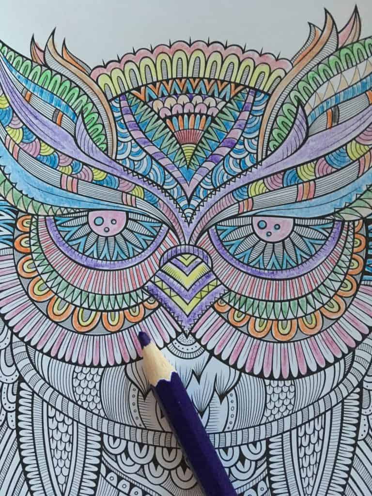 Mindful coloring